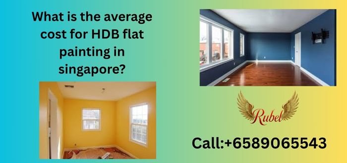 What is the average cost for HDB flat painting in singapore,