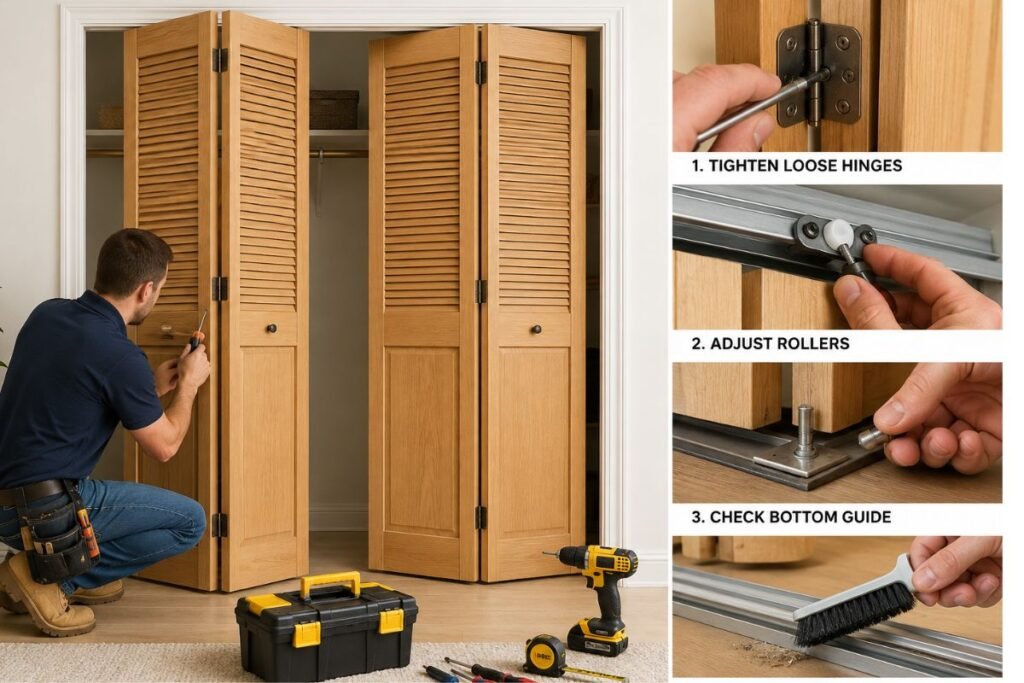 How to Repair Bifold Doors